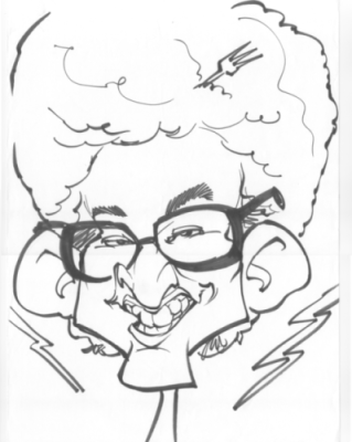 Caricature by Enrique, DAC '04